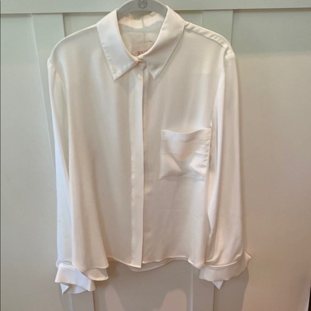 TWP Silk Shirt with button cuff